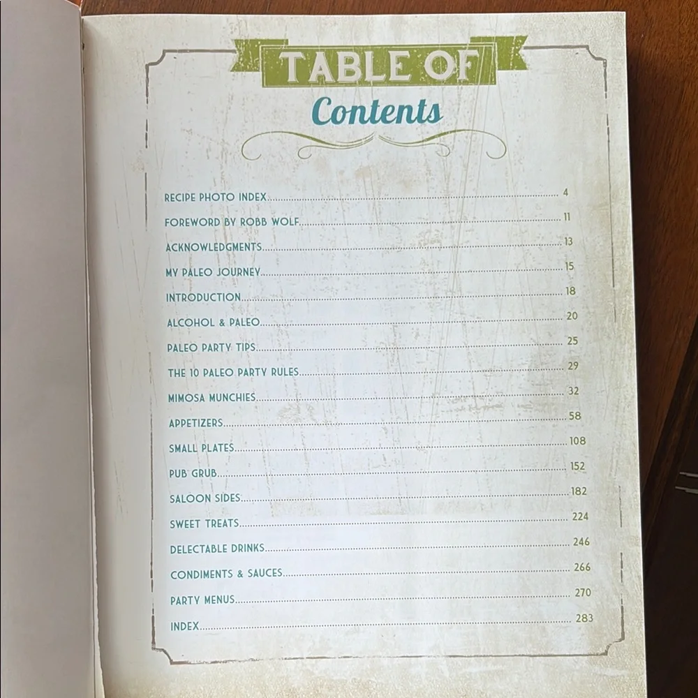 Paleo Happy Hour Cookbook